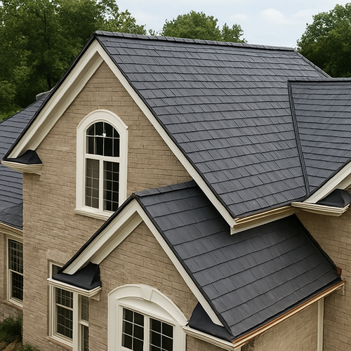 synthetic slate roofing